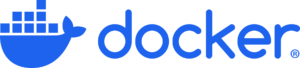 docker logo blue
